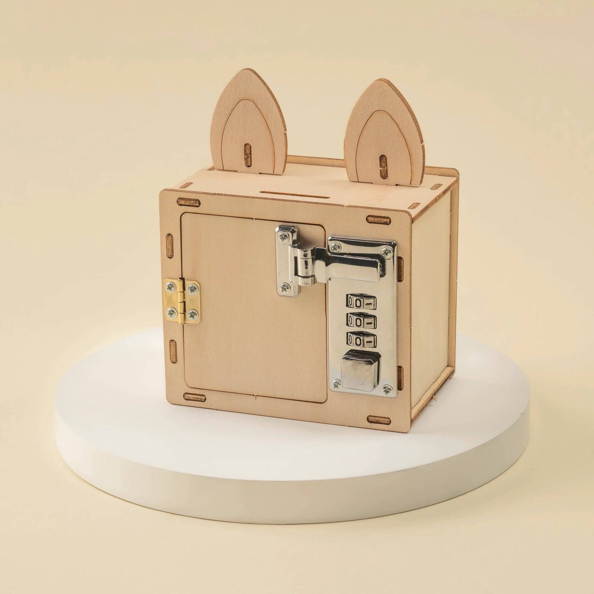 Combination Lock Box & Phone Holder DIY Kit, Educational STEM Toy by Kitsville