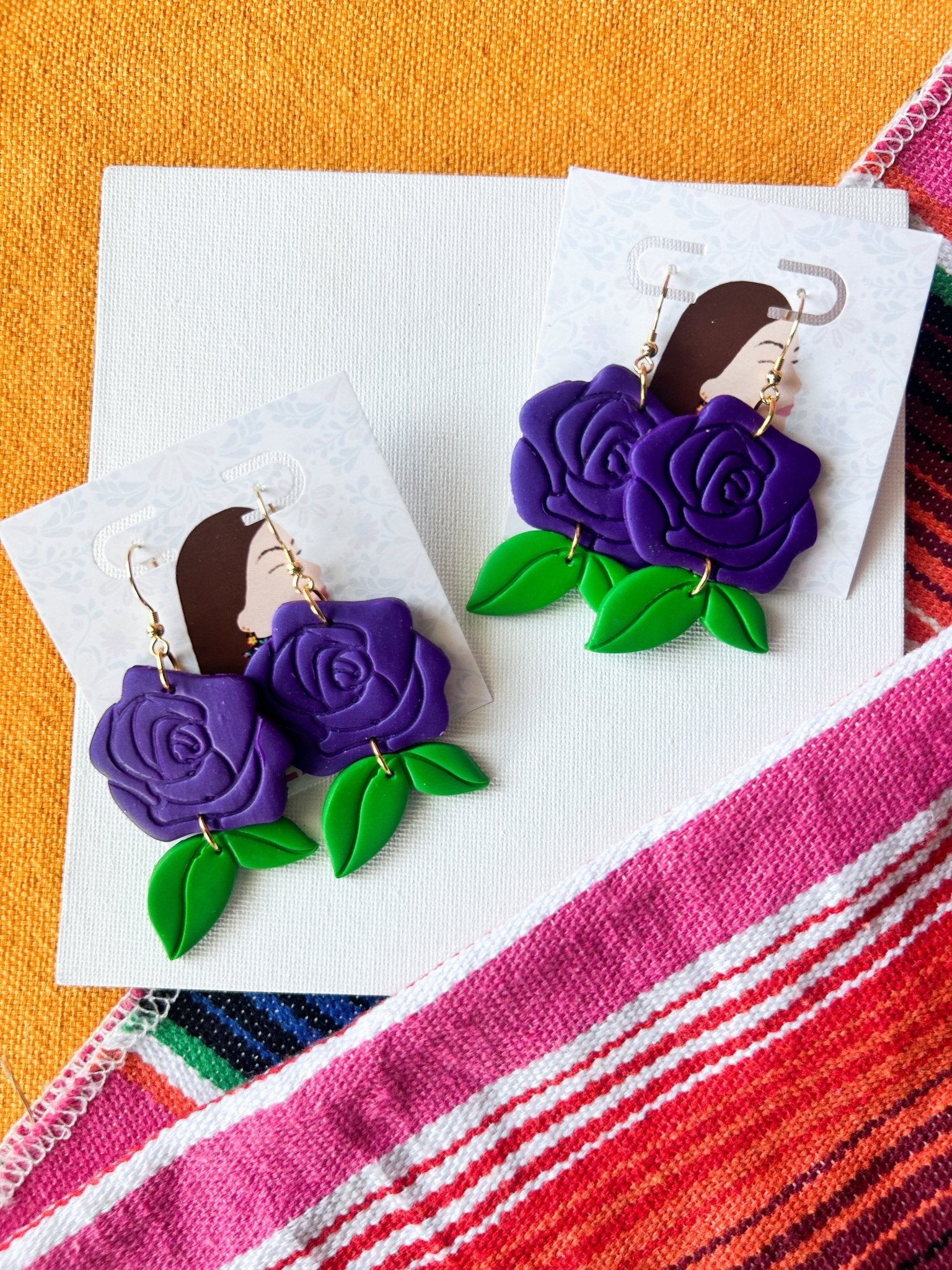 Como La Flor - purple Earrings La Vie Bien Como La Flor - purple