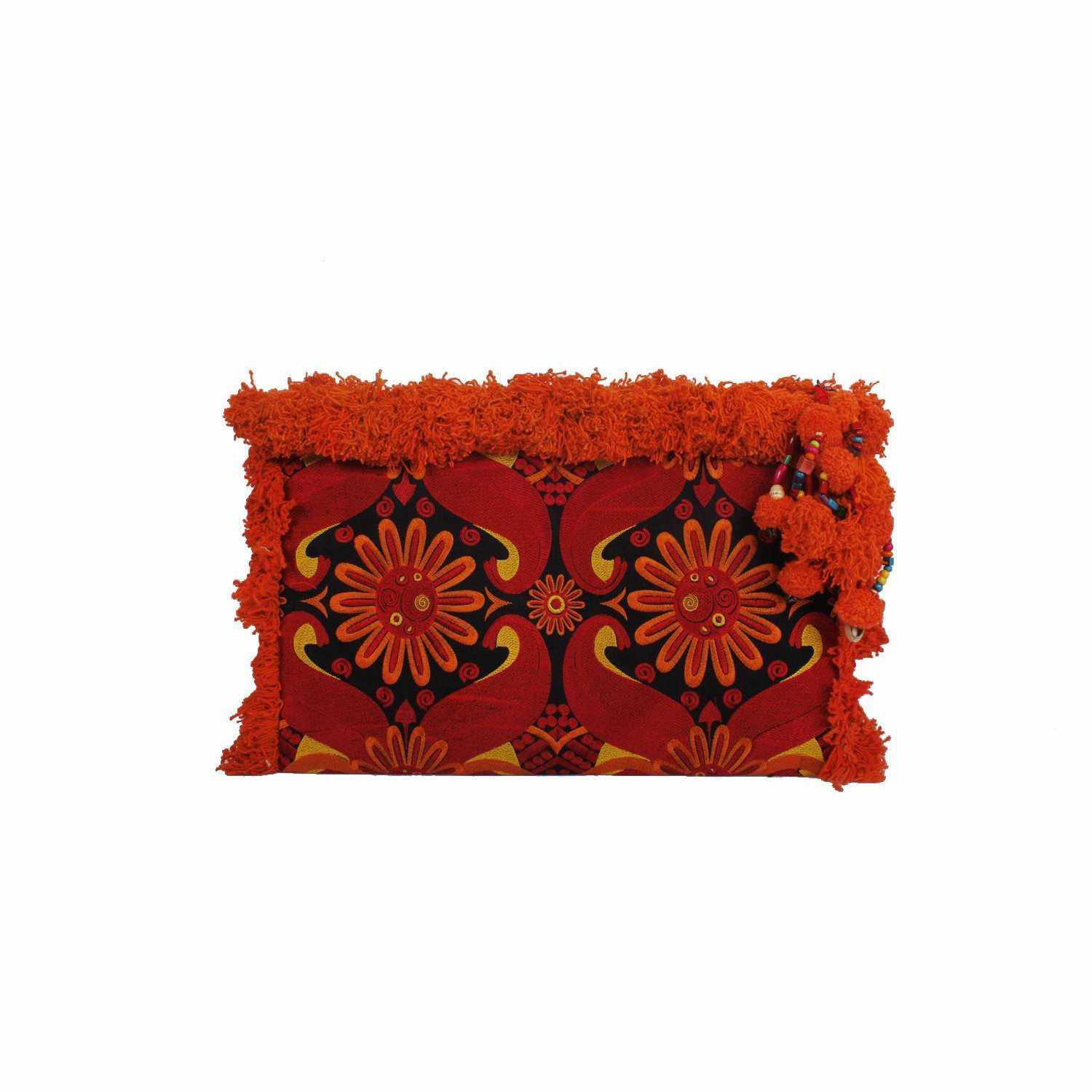 Computer Case | Oversize Pom Pom Clutch - Thailand Bags La Vie Bien Computer Case | Oversize Pom Pom Clutch - Thailand