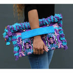 Computer Case | Oversize Pom Pom Clutch - Thailand Bags La Vie Bien Computer Case | Oversize Pom Pom Clutch - Thailand