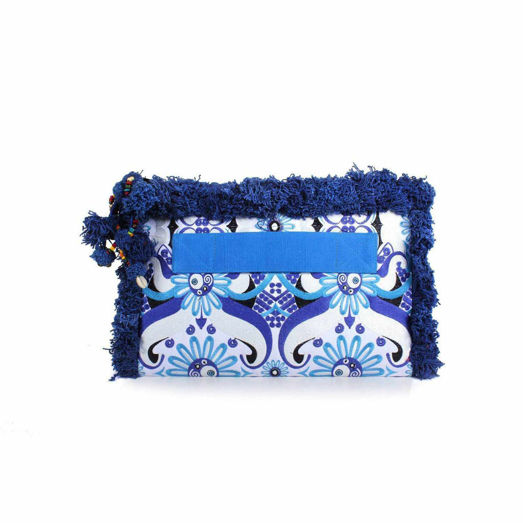 Computer Case | Oversize Pom Pom Clutch - Thailand Bags La Vie Bien Computer Case | Oversize Pom Pom Clutch - Thailand