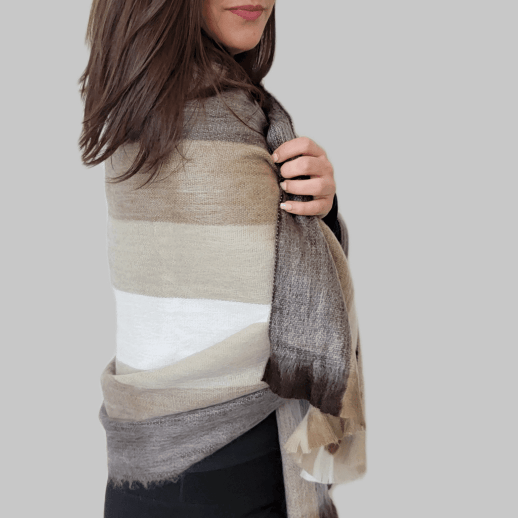 Condor - Alpaca Wool Shawl - Handmade Wool Shawl Apparel & Accessories La Vie Bien Condor - Alpaca Wool Shawl - Handmade Wool Shawl