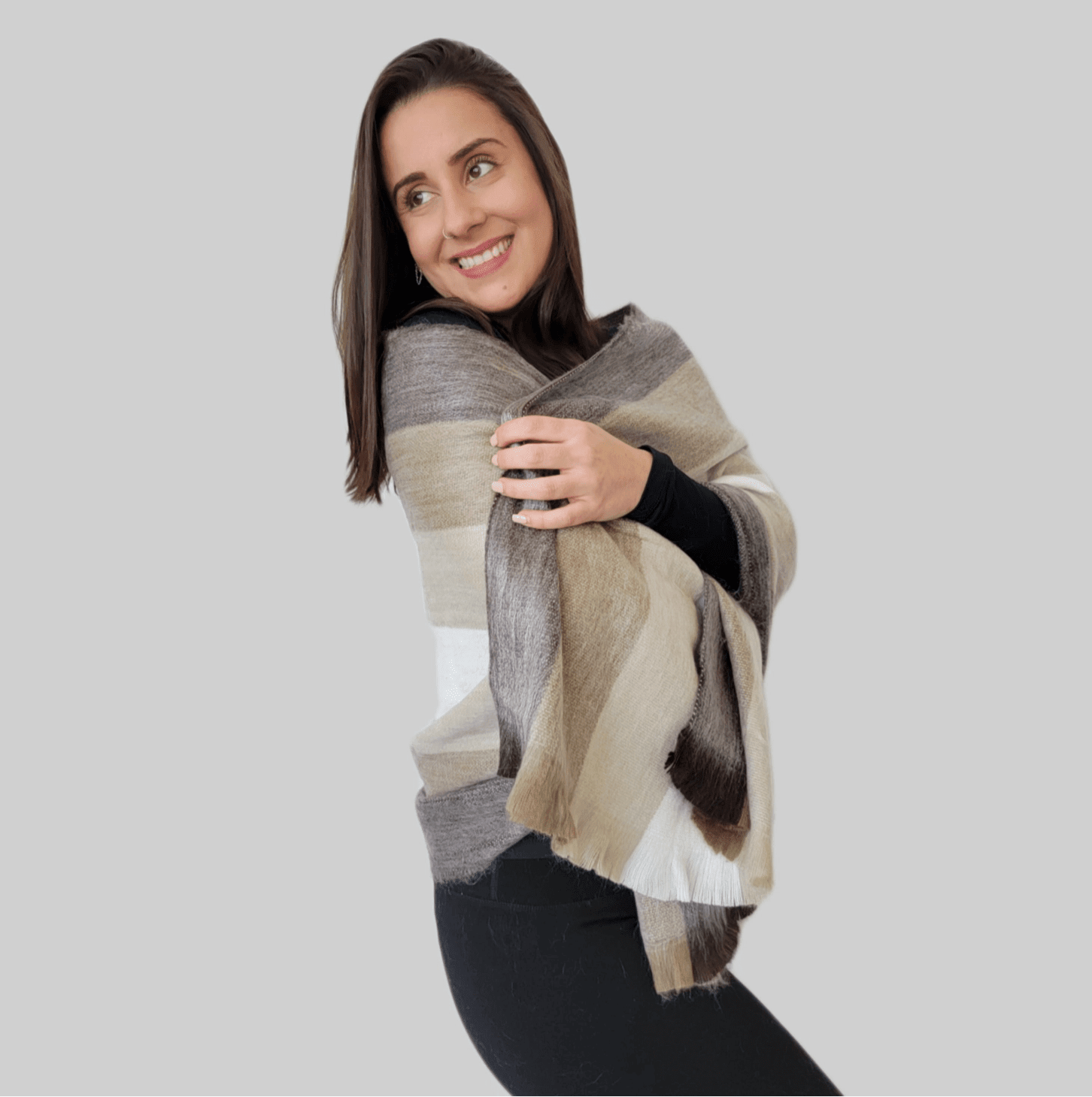 Condor - Alpaca Wool Shawl - Handmade Wool Shawl Apparel & Accessories La Vie Bien Condor - Alpaca Wool Shawl - Handmade Wool Shawl