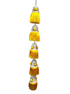 Cone Shape & Fringe Lari, Set of 2 Festive Decor La Vie Bien Cone Shape & Fringe Lari, Set of 2