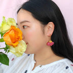 Coneflower Bloom Acrylic Earrings Earrings and Accessories La Vie Bien Coneflower Bloom Acrylic Earrings
