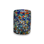 Confetti Pebbled Tumbler | Hand-Blown Mexican Glassware