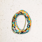 Confetti Seed Bead Bracelets - Set of 6 Jewelry La Vie Bien Confetti Seed Bead Bracelets - Set of 6