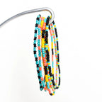 Confetti Seed Bead Bracelets - Set of 6 by Upavim Crafts