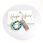 Confetti Seed Bead Rings - Set of 3 Jewelry La Vie Bien Confetti Seed Bead Rings - Set of 3