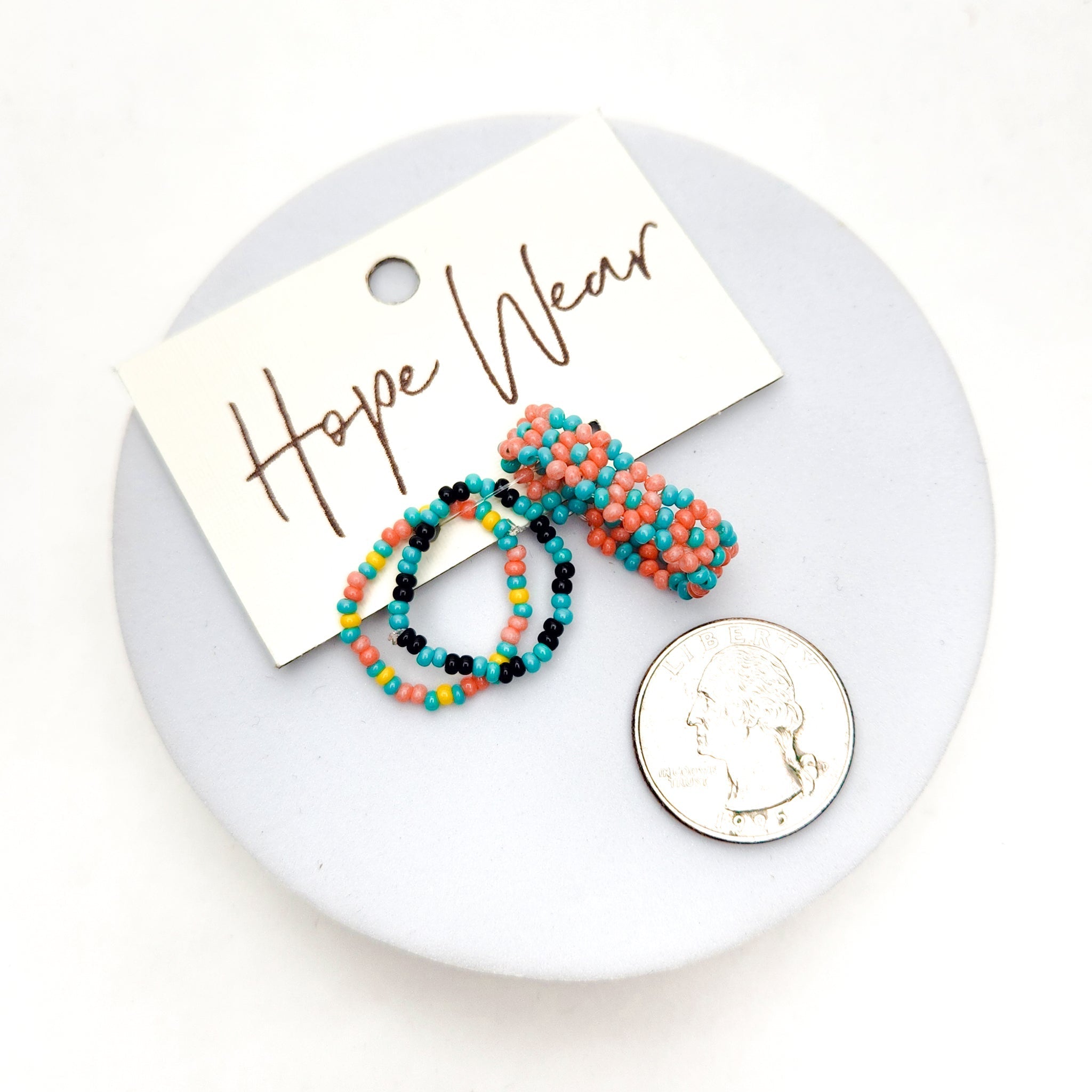 Confetti Seed Bead Rings - Set of 3 Jewelry La Vie Bien Confetti Seed Bead Rings - Set of 3