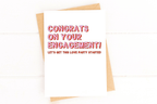 Congrats On Your Engagement Inclusive Wedding Card by Five Dot Post