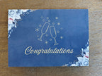 Congratulations champagne glasses Greeting card, for engagements or celebrations. Blank inside with envelope Paper products La Vie Bien Congratulations champagne glasses Greeting card, for engagements or celebrations. Blank inside with envelope