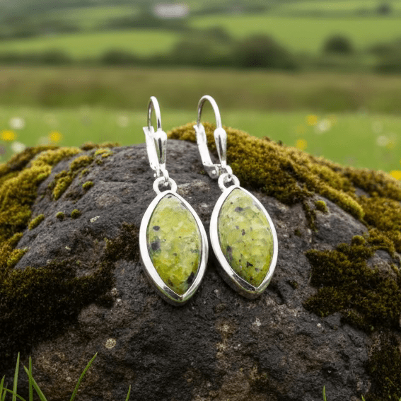Connemara Marble Ireland Earrings Dangle Earrings La Vie Bien Connemara Marble Ireland Earrings