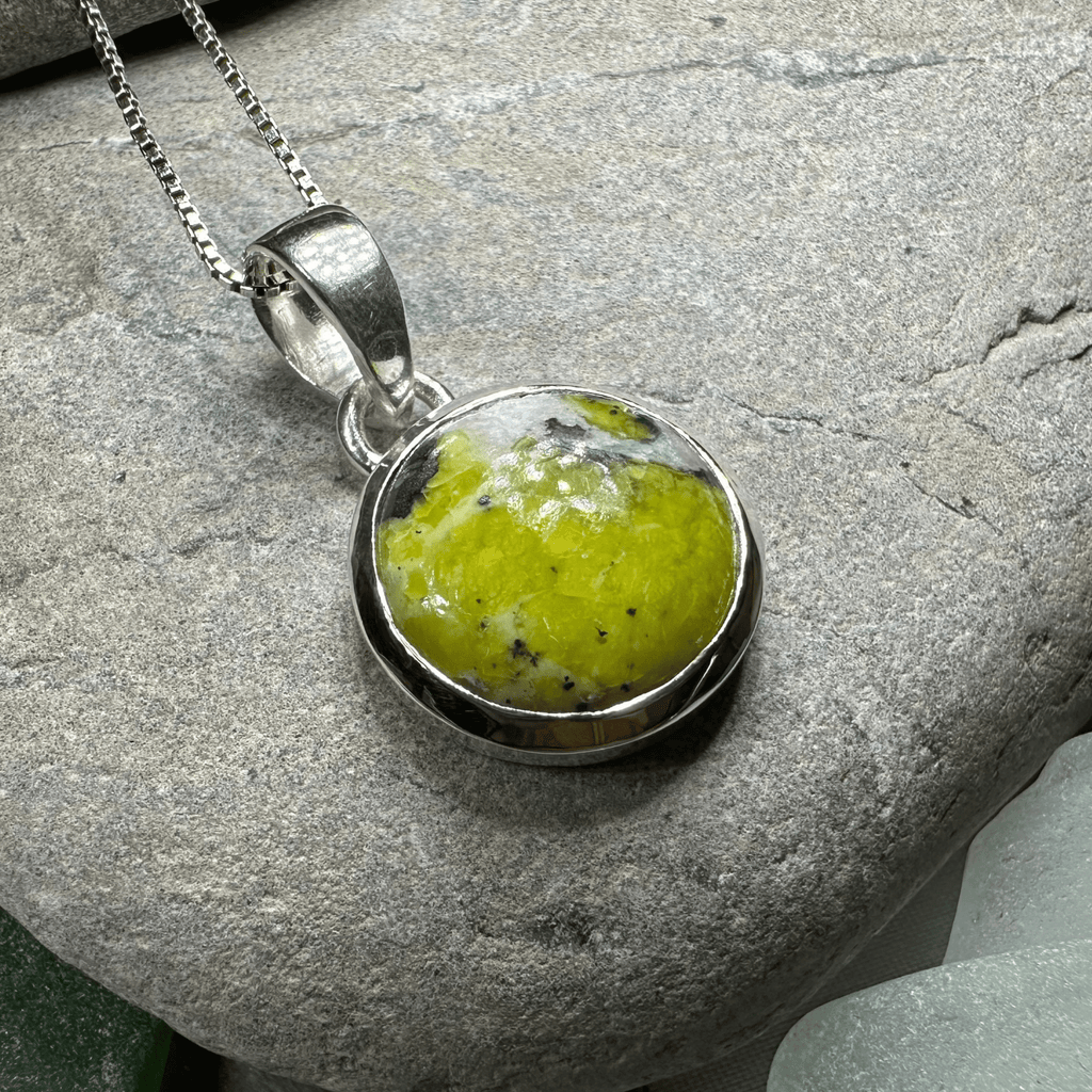 Connemara Marble Irish Simplicity Necklace Pendant La Vie Bien Connemara Marble Irish Simplicity Necklace