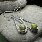 Connemara Marble Irish Sliabh Earrings in Sterling Silver Dangle Earrings La Vie Bien Connemara Marble Irish Sliabh Earrings in Sterling Silver