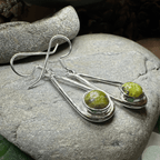 Connemara Marble Irish Sliabh Earrings in Sterling Silver Dangle Earrings La Vie Bien Connemara Marble Irish Sliabh Earrings in Sterling Silver