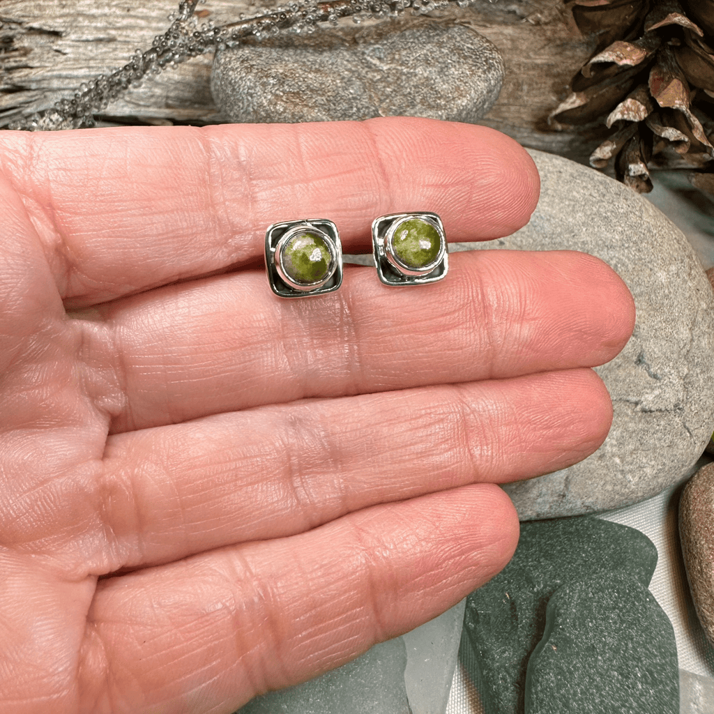 Connemara Marble Irish Valley Post Earrings Post Earrings La Vie Bien Connemara Marble Irish Valley Post Earrings