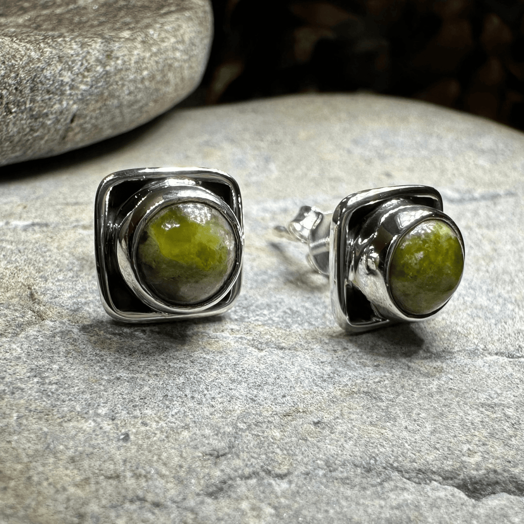 Connemara Marble Irish Valley Post Earrings Post Earrings La Vie Bien Connemara Marble Irish Valley Post Earrings