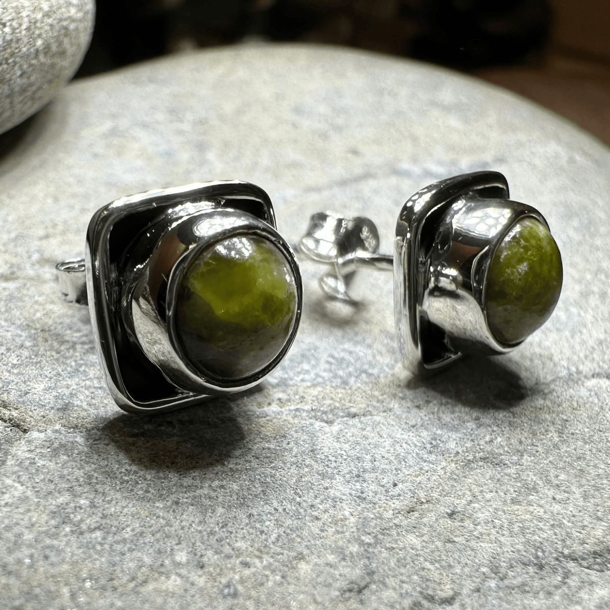 Connemara Marble Irish Valley Post Earrings Post Earrings La Vie Bien Connemara Marble Irish Valley Post Earrings