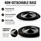 Contemporary Double Circle Black Painted Metal Ornament Display Stand 8.2 Inches Ornament Stands La Vie Bien Contemporary Double Circle Black Painted Metal Ornament Display Stand 8.2 Inches