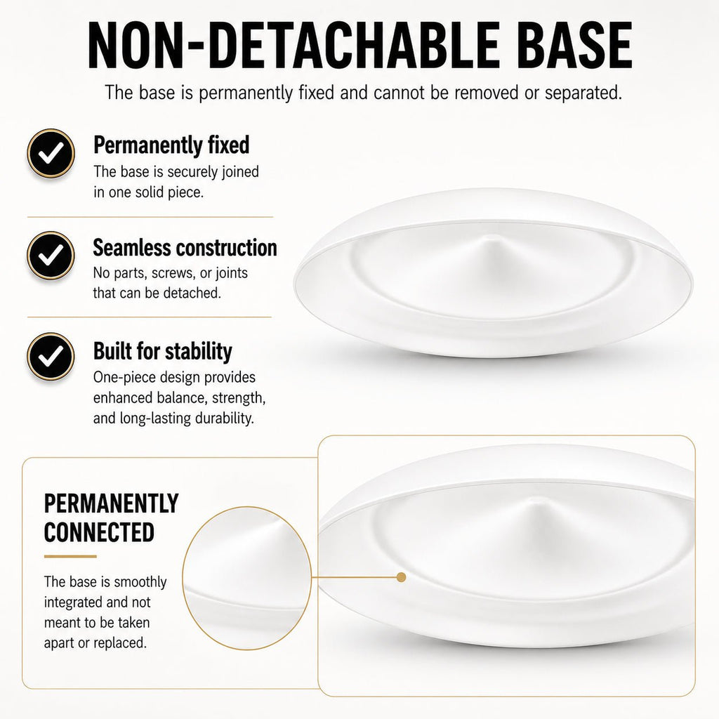 Contemporary Double Circle White Painted Metal Ornament Display Stand 8.2 Inches Ornament Stands La Vie Bien Contemporary Double Circle White Painted Metal Ornament Display Stand 8.2 Inches