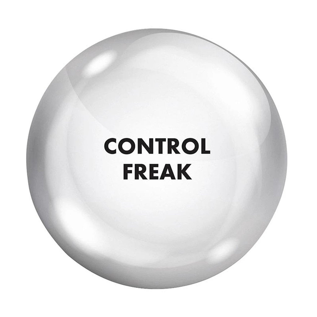 Control Freak Glass Dome Paperweight | Paper Document Holder | Desk Organizer Ornament by The Bullish Store