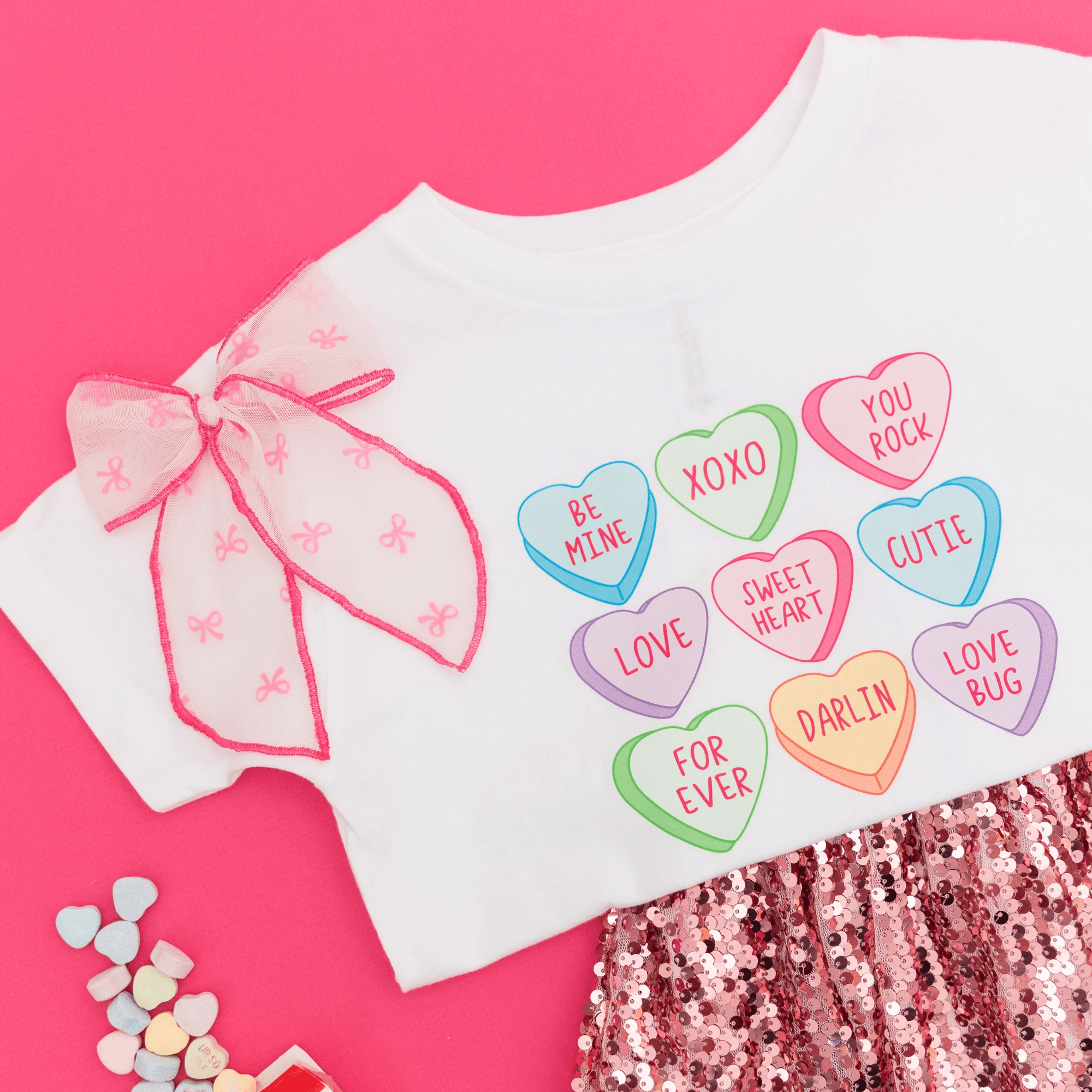 Conversation Hearts by Benny and Ray Apparel