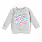 Conversation Hearts toddler and youth Sweater, Valentine's Day collection by Benny and Ray Apparel