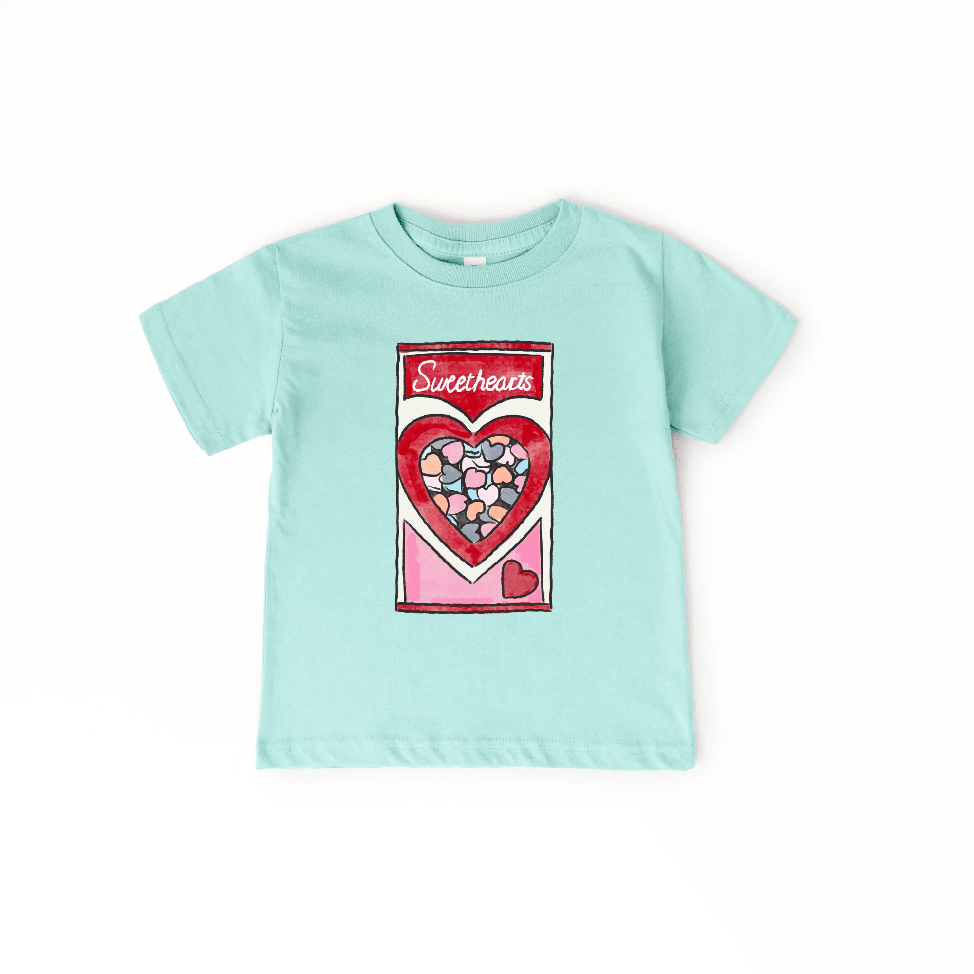 Conversation Hearts toddler and youth tee shirt, Valentine's Day collection by Benny and Ray Apparel