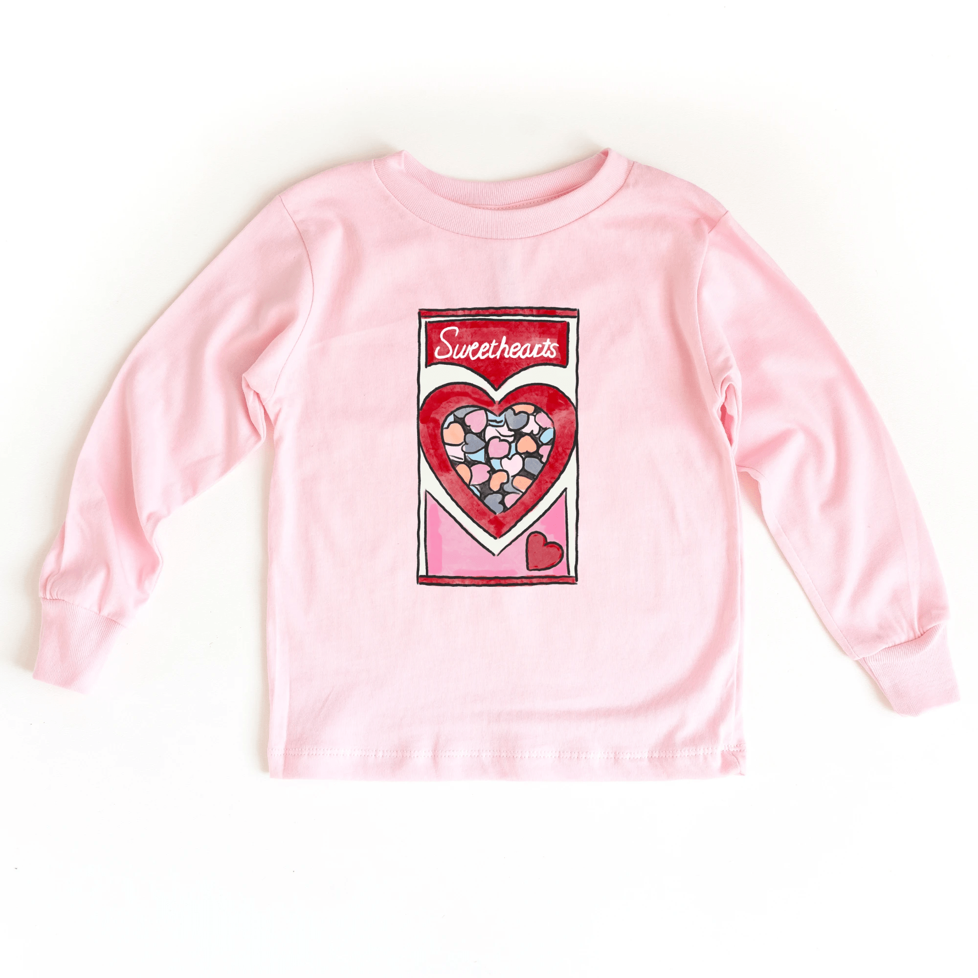 Conversation Hearts toddler and youth tee shirt, Valentine's Day collection by Benny and Ray Apparel
