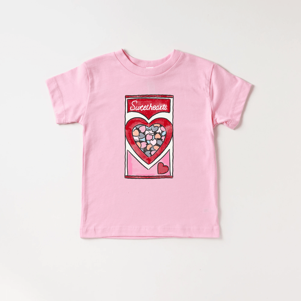 Conversation Hearts toddler and youth tee shirt, Valentine's Day collection by Benny and Ray Apparel