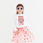 Conversation Hearts toddler or youth Sweater by Benny and Ray Apparel