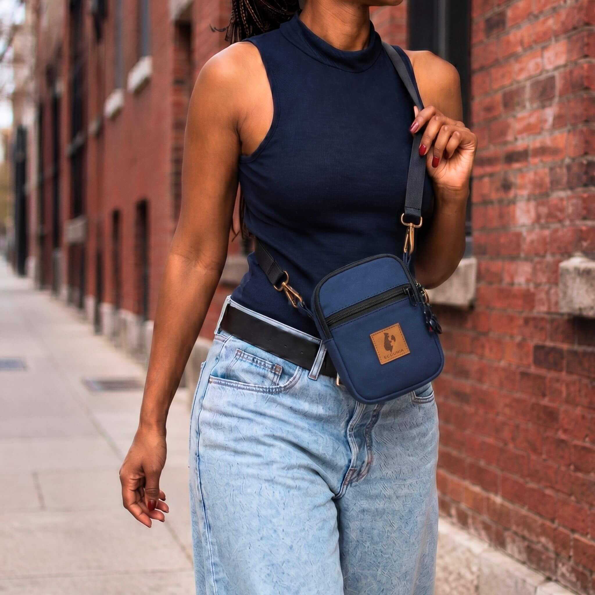 Convertible Canvas Crossbody Sling Bag 1L | Rozi Sling Bags La Vie Bien Convertible Canvas Crossbody Sling Bag 1L | Rozi