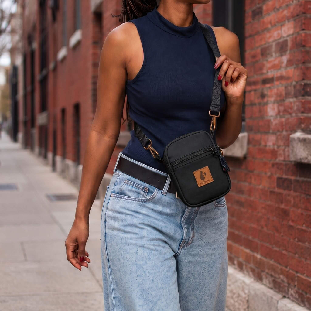 Convertible Canvas Crossbody Sling Bag 1L | Rozi Sling Bags La Vie Bien Convertible Canvas Crossbody Sling Bag 1L | Rozi