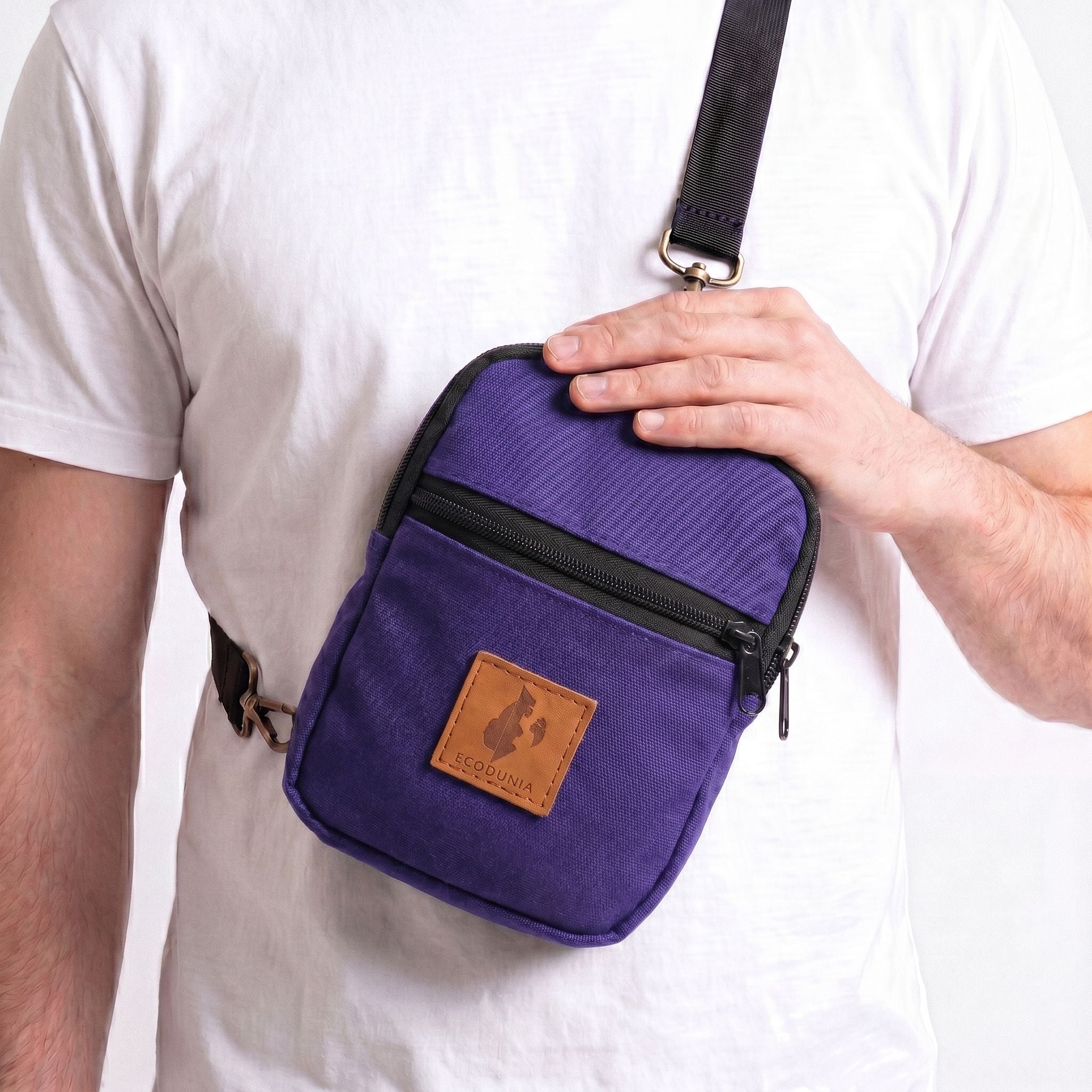 Convertible Canvas Crossbody Sling Bag 1L | Rozi Sling Bags La Vie Bien Convertible Canvas Crossbody Sling Bag 1L | Rozi