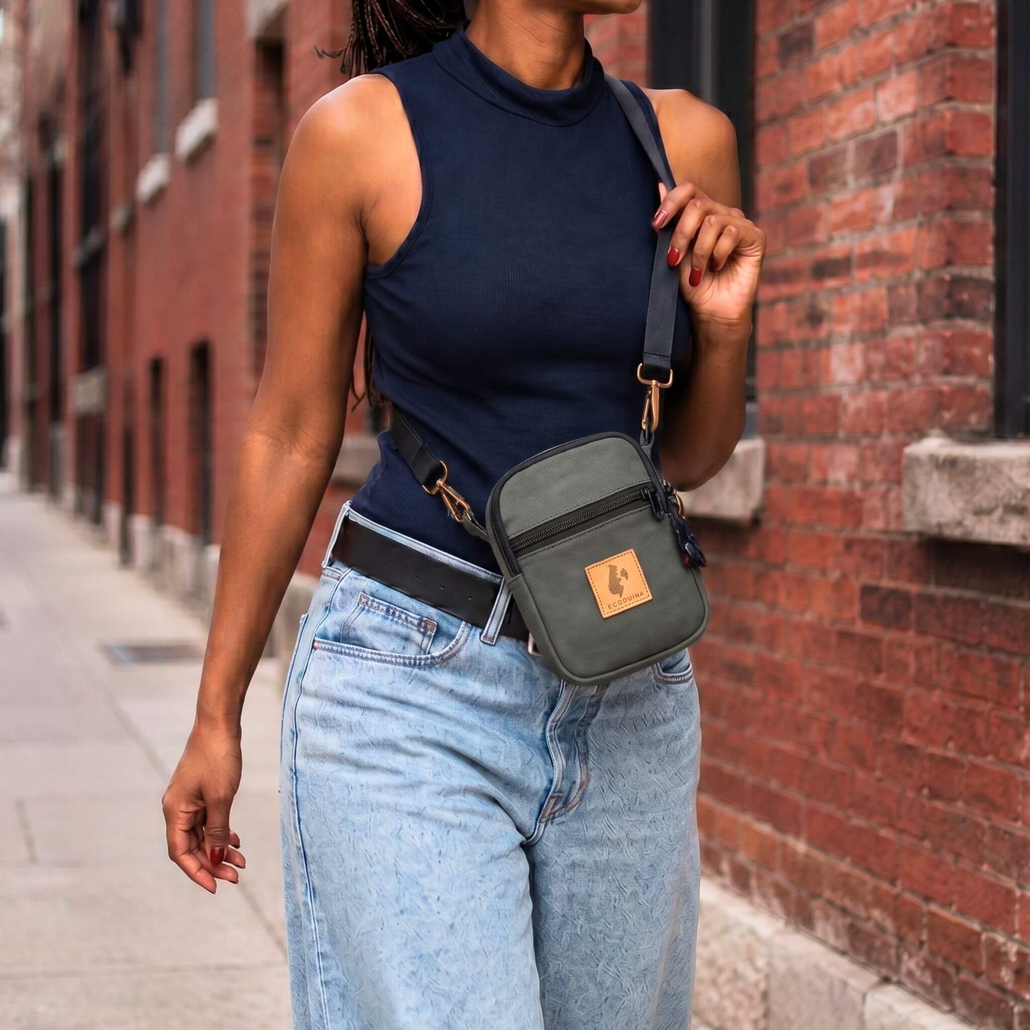 Convertible Canvas Crossbody Sling Bag 1L | Rozi Sling Bags La Vie Bien Convertible Canvas Crossbody Sling Bag 1L | Rozi