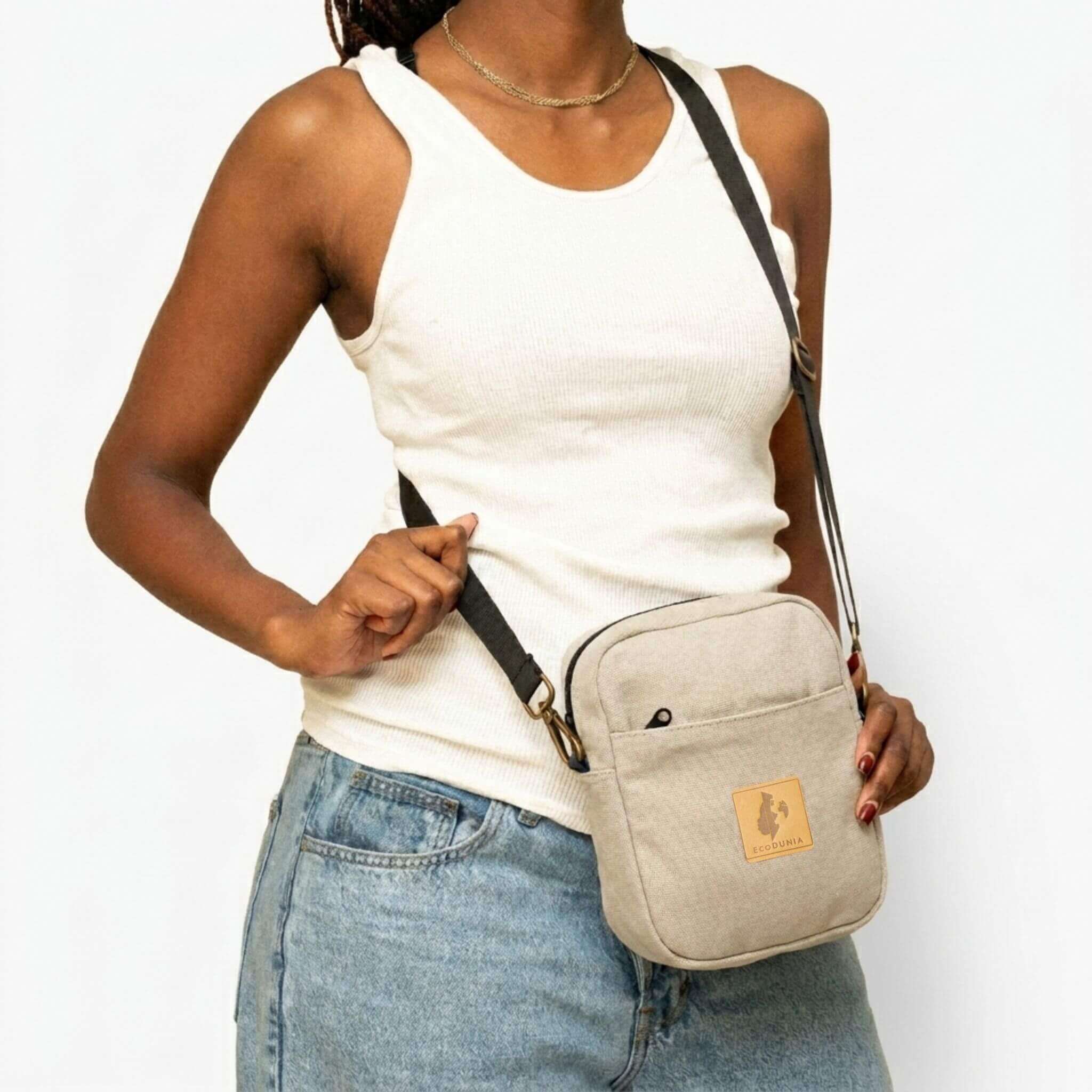 Convertible Canvas Crossbody Sling Bag 2L | Rozi Sling Bags La Vie Bien Convertible Canvas Crossbody Sling Bag 2L | Rozi