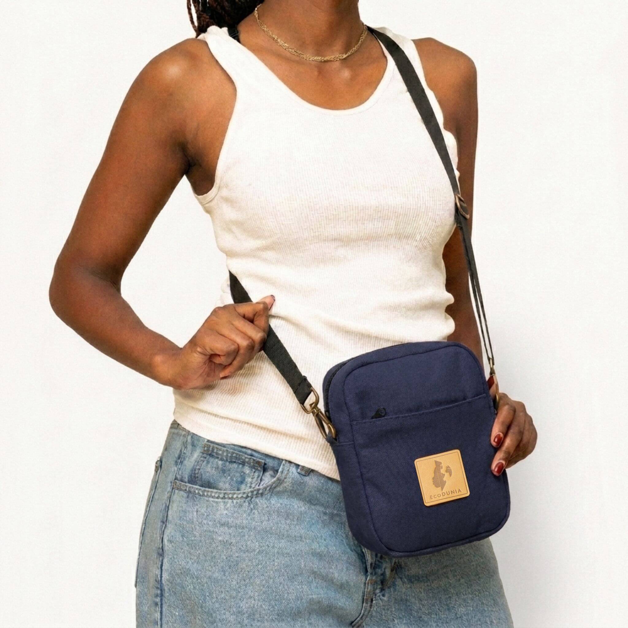 Convertible Canvas Crossbody Sling Bag 2L | Rozi Sling Bags La Vie Bien Convertible Canvas Crossbody Sling Bag 2L | Rozi