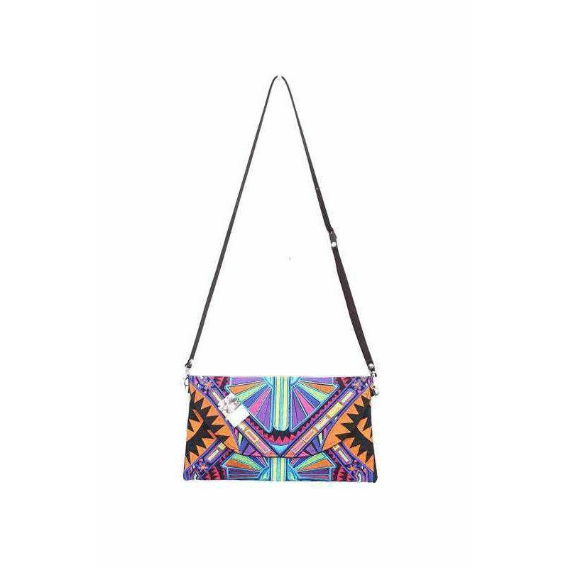 Convertible Embroidered Clutch Crossbody Bag - Thailand Bags La Vie Bien Convertible Embroidered Clutch Crossbody Bag - Thailand