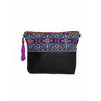 Convertible Embroidered Leather Crossbody / Clutch Bag - Thailand Bags La Vie Bien Convertible Embroidered Leather Crossbody / Clutch Bag - Thailand