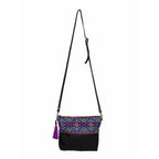 Convertible Embroidered Leather Crossbody / Clutch Bag - Thailand Bags La Vie Bien Convertible Embroidered Leather Crossbody / Clutch Bag - Thailand
