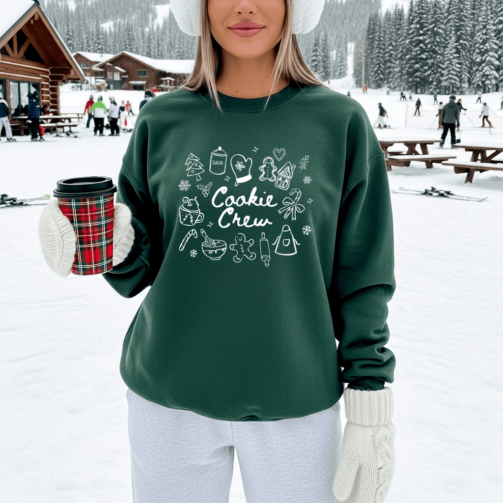 Cookie Baking Crew adult sweatshirt, Christmas collection by Benny and Ray Apparel
