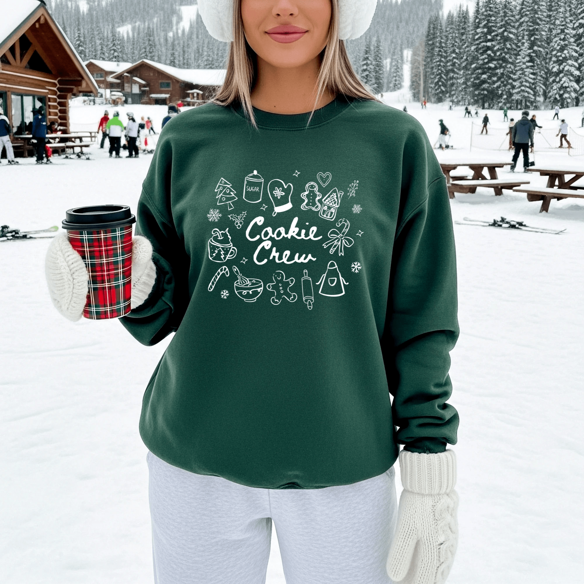 Cookie Baking Crew adult sweatshirt, Christmas collection by Benny and Ray Apparel