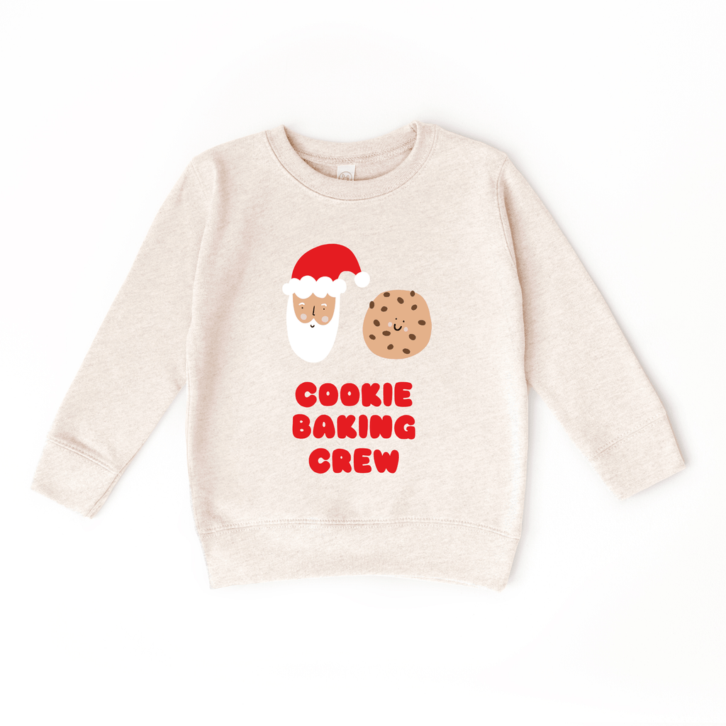 Cookie Baking Crew toddler and youth Sweatshirt, Christmas collection by Benny and Ray Apparel