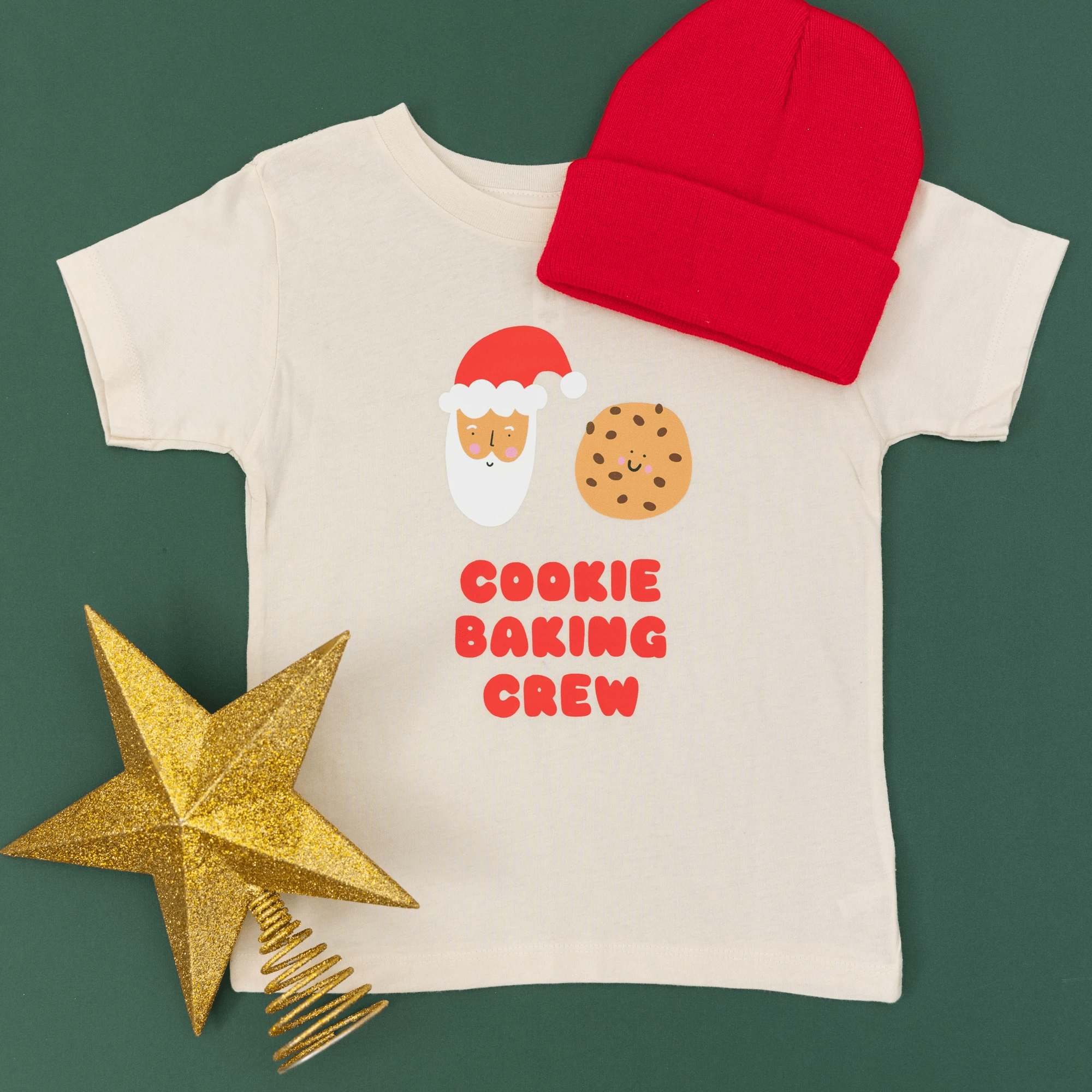 Cookie Baking Crew toddler or youth tee shirt, Christmas collection by Benny and Ray Apparel