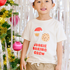 Cookie Baking Crew toddler or youth tee shirt, Christmas collection by Benny and Ray Apparel