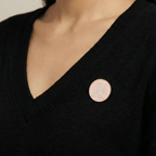 Cool Aunt Brass Lapel Pin in Black or Pink Pins La Vie Bien Cool Aunt Brass Lapel Pin in Black or Pink