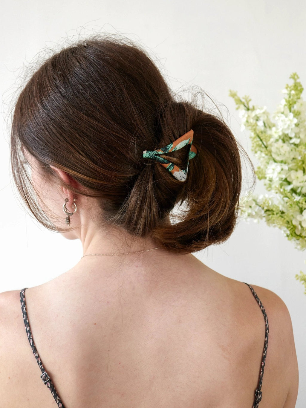 Copper Floral Arc Hair Clip by Ash & Rose