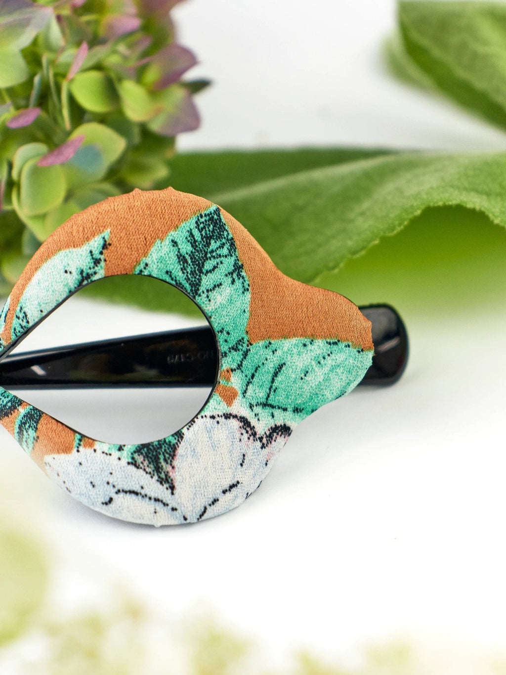 Copper Floral Arc Hair Clip by Ash & Rose