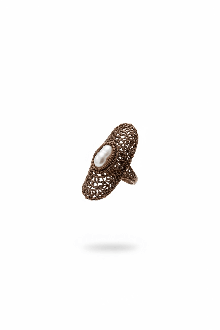 Copper knitted Ring Rings La Vie Bien Copper knitted Ring